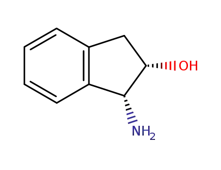 Molecular Structure of 136030-00-7 ((1R,2S)-1-Amino-2-indanol)