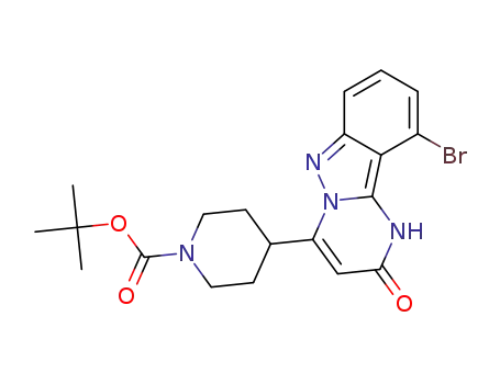 tert-butyl 4-(10-bromo-2-oxo-1,2-dihydropyrimido[1,2-b]indazol-4-yl)piperidine-1-carboxylate