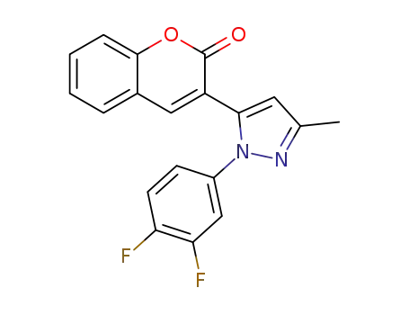 3-(1-(3,4-difluorophenyl)-3-methyl-1H-pyrazol-5-yl)-2H-chromen-2-one