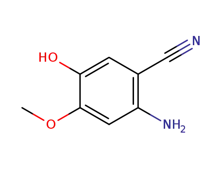 2-amino-5-hydroxy-4-methoxybenzonitrile