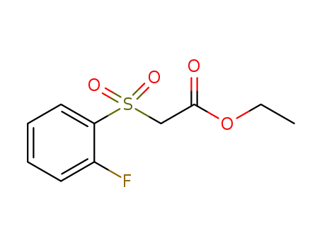 2-(2-fluorobenzenesulfonyl)ethyl acetate