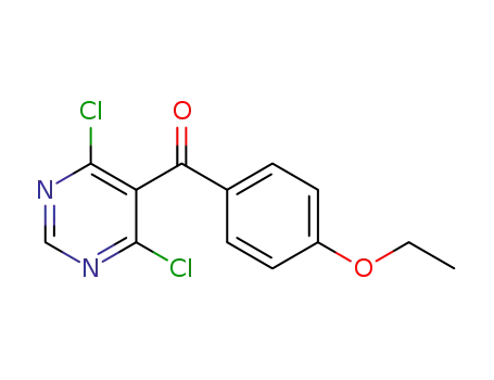 (4,6-dichloropyrimidin-5-yl)(4-ethoxyphenyl)methanone