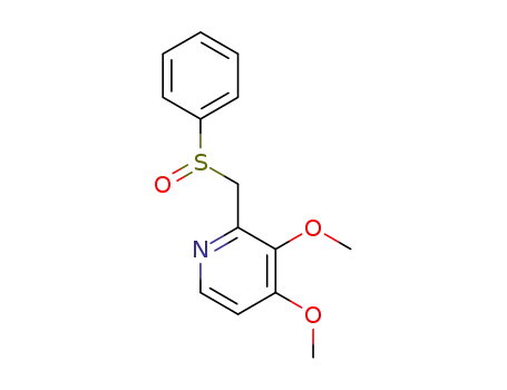 2-benzenesulfinylmethyl-3,4-dimethoxypyridine