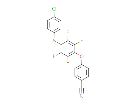 1-[(4-chlorophenyl)thio]-4-[(4-cyanophenyl)oxy]-2,3,5,6-tetrafluorobenzene