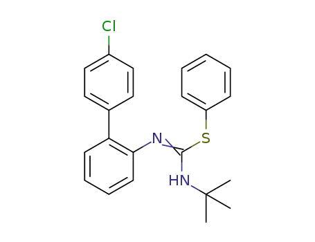 N-tert-butyl-N'-(4'-chloro[1,1'-biphenyl]-2-yl)-S-phenylisothiourea