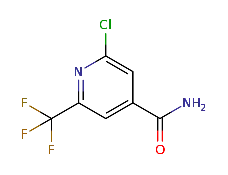 2-chloro-6-(trifluoromethyl)isonicotinamide