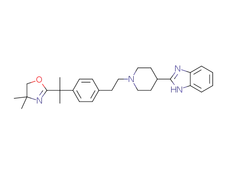 2-[1-(2-{4-[1-(4,4-dimethyl-4,5-dihydrooxazol-2-yl)-1-methylethyl]phenyl}ethyl)piperidin-4-yl]-1-(2-ethoxyethyl)-1H-benzimidazole