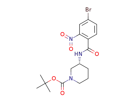 (R)-tert-butyl 3-(4-bromo-2-nitrobenzamido)piperidine-1-carboxylate