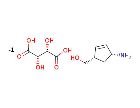 ((1S,4R)-4-aminocyclopent-2-enyl)methanol D-hydrogen tartrate
