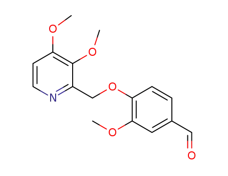 4-((3,4-dimethoxypyridin-2-yl)methoxy)-3-methoxybenzaldehyde