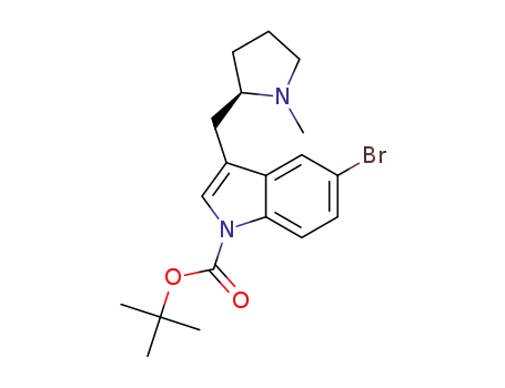 tert-butyl (R)-5-bromo-3-((1-methylpyrrolidin-2-yl)methyl)-1H-indole-1-carboxylate