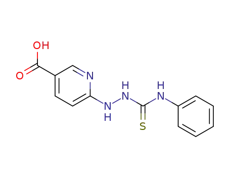 6-[2-(phenylcarbamothioyl)hydrazinyl]-3-pyridinecarboxylic acid