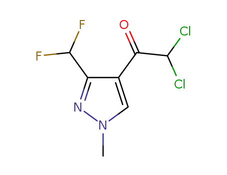 2,2-dichloro-1-(3-(difluoromethyl)-1-methyl-1H-pyrazol-4-yl)ethanone