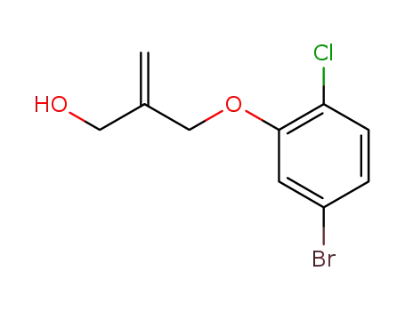 2-((5-bromo-2-chlorophenoxy)methyl)prop-2-en-1-ol