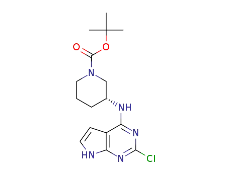 tert-butyl (R)-3-((2-chloro-7H-pyrrolo[2,3-d]pyrimidin-4-yl)amino)piperidine-1-carboxylate