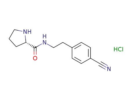 (S)-N-(4-cyanophenethyl)pyrrolidine-2-carboxamide hydrochloride