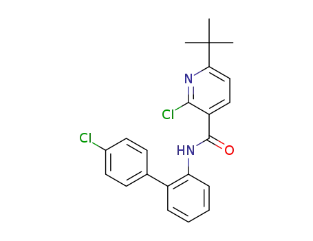 6-(tert-butyl)-2-chloro-N-(4'-chloro-[1,1'-biphenyl]-2-yl)nicotinamide