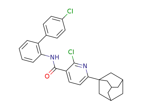 6-(adamantan-1-yl)-2-chloro-N-(4'-chloro-[1,1'-biphenyl]-2-yl)nicotinamide
