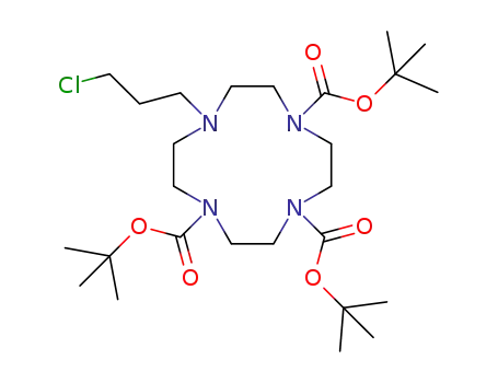 10-(3-chloropropyl)-1,4,7,10-tetraazacyclododecan-1,4,7-tricarboxylic acid tri-tert-butyl ester