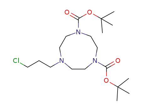 7-(3-chloropropyl)-1,4,7-triazacyclononan-1,4-dicarboxylic acid di-tert-butyl ester
