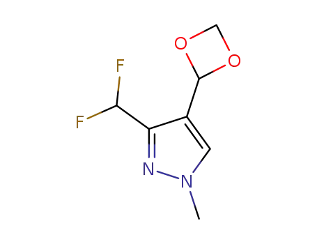 3-(difluoromethyl)-4-(1,3-dioxetan-2-yl)-1-methyl-1H-pyrazole