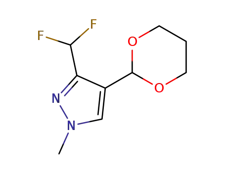 3-(difluoromethyl)-4-(1,3-dioxan-2-yl)-1-methyl-1H-pyrazole