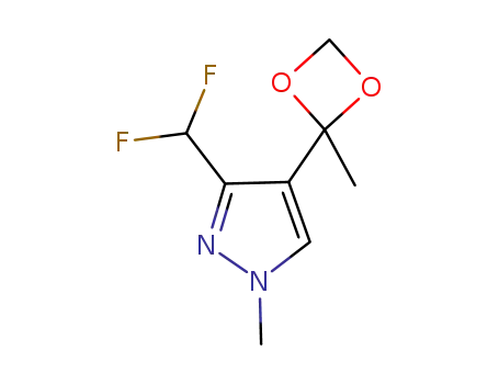 3-(difluoromethyl)-1-methyl-4-(2-methyl-1,3-dioxetan-2-yl)-1H-pyrazole