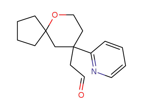 2-(9-(pyridin-2-yl)-6-oxaspiro[4.5]decan-9-yl)acetaldehyde