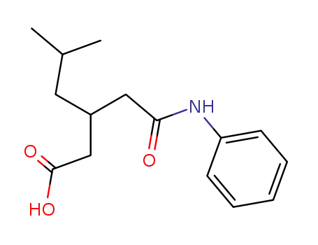 3-isobutyl-N-phenyl-glutaramic acid