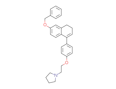 6-benzyloxy-1-{4-[2-(pyrrolidin-1-yl)ethoxy]phenyl}-3,4-dihydronaphthalene