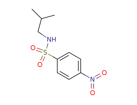 Molecular Structure of 89840-80-2 (4-Nitro-benzenesulfonic acid isobutylamide)