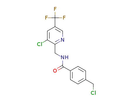 N-((3-chloro-5-(trifluoromethyl)pyridin-2-yl)methyl)-4-(chloromethyl)benzamide