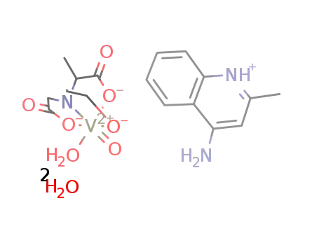 [4-amino-2-methylquinolinium][VO(2-methylnitrilotriacetate)(H2O)]2H2O
