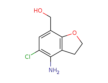 4-amino-5-chloro-7-hydroxymethyl-2,3-dihydrobenzofuran