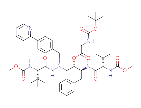 (5S,10S,11S,14S)-11-benzyl-5,14-di-tert-butyl-3,6,13,16-tetraoxo-8-(4-(pyridin-2-yl)benzyl)-2,17-dioxa-4,7,8,12,15-pentaazaoctadecan-10-yl 2-((tert-butoxycarbonyl)amino)acetate