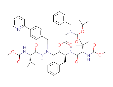 (5S,10S,11S,14S)-11-benzyl-5,14-di-tert-butyl-3,6,13,16-tetraoxo-8-(4-(pyridin-2-yl)benzyl)-2,17-dioxa-4,7,8,12,15-pentaazaoctadecan-10-yl 2-(benzyl(tert-butoxycarbonyl)amino)acetate