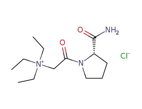 {2-[(2S)-2-carbamoylpyrrolidin-1-yl]-2-oxoethyl}triethylazanium chloride