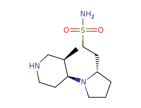 2-((S)-1-((3R,4S)-3-methylpiperidin-4-yl)pyrrolidin-2-yl)ethane-1-sulfonamide