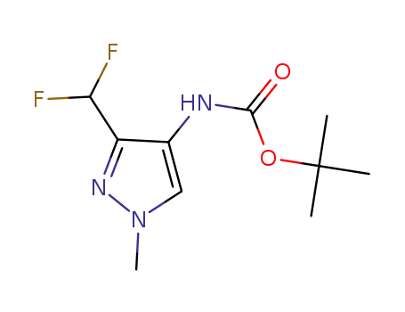tert-butyl (3-(difluoromethyl)-1-methyl-1H-pyrazol-4-yl)carbamate