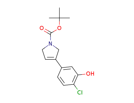 1-tert-butoxycarbonyl-3-(3-hydroxy-4-chlorophenyl)-2,5-dihydropyrrole