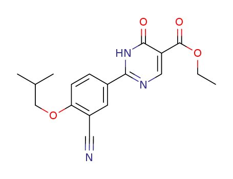 ethyl 2-(3-cyano-4-isobutoxyphenyl)-6-oxo-1,6-dihydropyrimidine-5-carboxylate