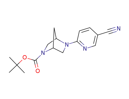 tert-butyl 5-(5-cyanopyridin-2-yl)-2,5-diazabicyclo[2.2.1]heptane-2-carboxylate
