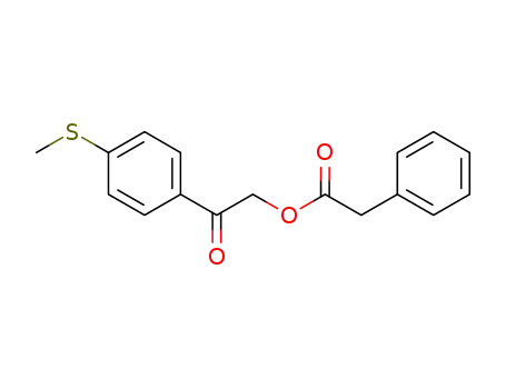 2-(4-(methylthio)phenyl)-2-oxoethyl 2-phenylacetate