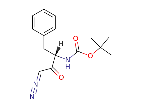 Molecular Structure of 60398-41-6 (Boc-L-Phe-CHN2)