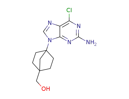 [4-(2-amino-6-chloro-9H-purin-9-yl)bicyclo[2.2.1]hept-1-yl]methanol