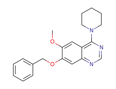 7-(benzyloxy)-6-methoxy-4-(piperidin-1-yl)quinazoline