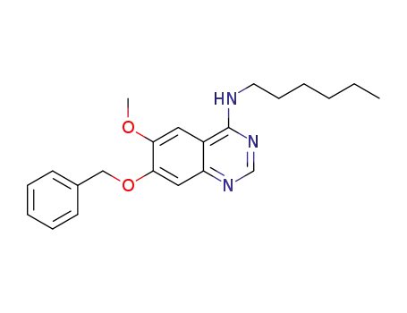 7-(benzyloxy)-N-hexyl-6-methoxyquinazolin-4-amine