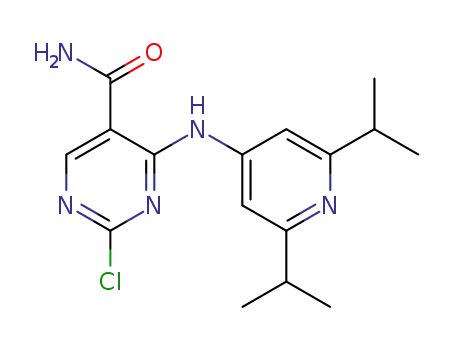 2-chloro-4-((2,6-diisopropylpyridin-4-yl)amino)pyrimidine-5-carboxamide