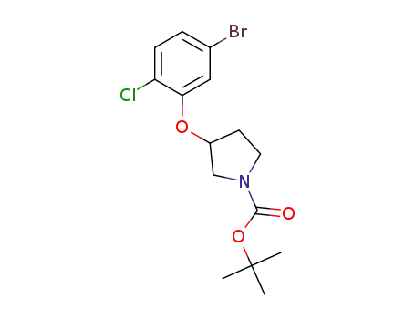 tert-butyl 3-(5-bromo-2-chlorophenoxy)pyrrolidine-1-carboxylate