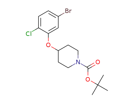 tert-butyl 4-(5-bromo-2-chlorophenoxy)piperidine-1-carboxylate